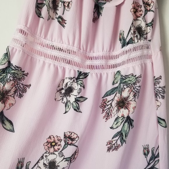 StreetWear Society floral off the shoulder dress size L (196) - Picture 8 of 11